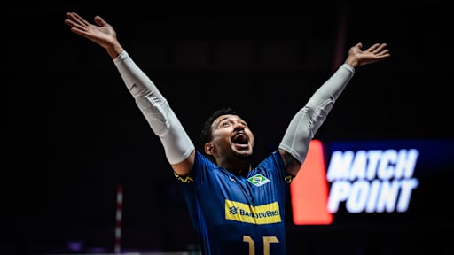 Maique representa o Brasil na Seleção da VNL
