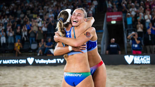 Gottardi & Orsi Toth jump to number three in World Ranking