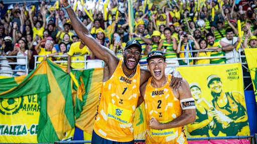 Evandro & Arthur Lanci delight home crowd with Joao Pessoa gold