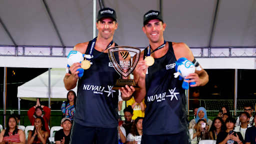Huerta & Gavira top Nuvali to earn first Beach Pro Tour medal together