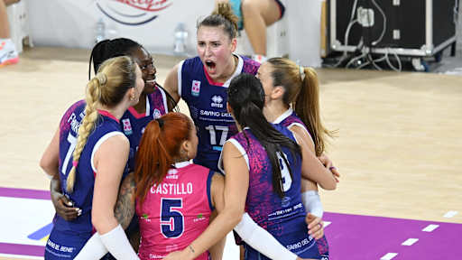 Scandicci sweat to start ahead in the Italian League quarterfinals
