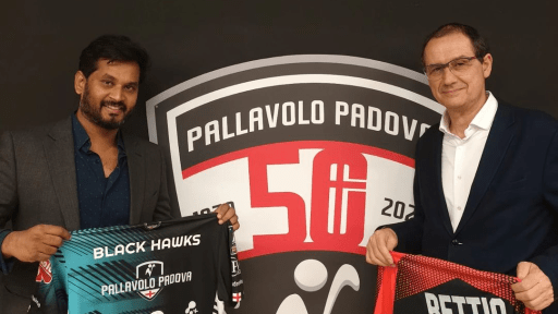 Pallavolo Padova and Hyderabad Black Hawks begin international partnership