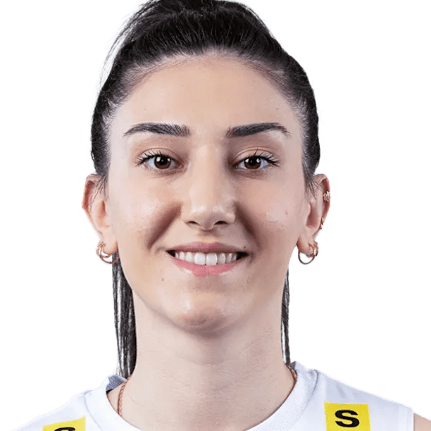 Yaprak Erkek - Jugadora de voleibol, punta receptor, Eczacibasi Dynavit Istanbul