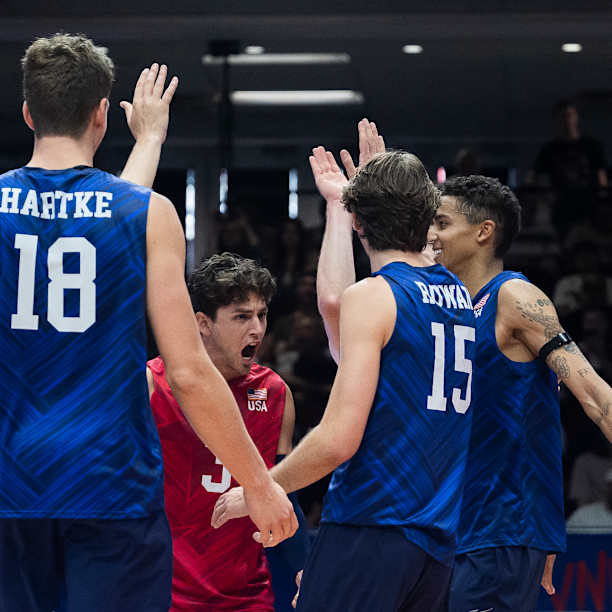 Andrew Rowan - Jogador de voleibol, levantador, Estados Unidos