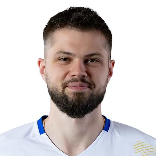 Serhii Yevstratov - Jogador de voleibol, levantador, Ucrânia