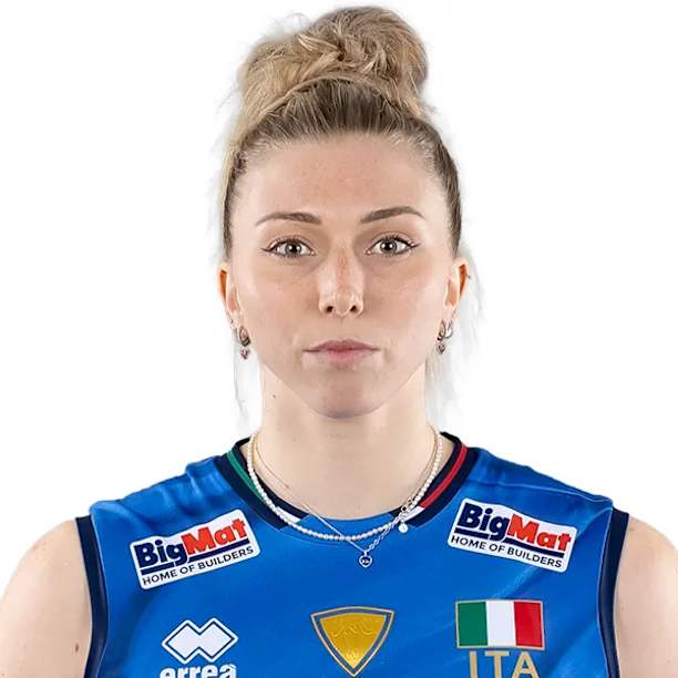 Sarah Luisa Fahr - Jugadora de voleibol, central, Italia