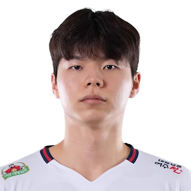 Hanyong Jeong - Jugador de voleibol, punta receptor, Corea