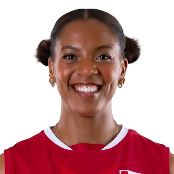 Jazmine Ruth White - Giocatrice di pallavolo, centrale, Canada