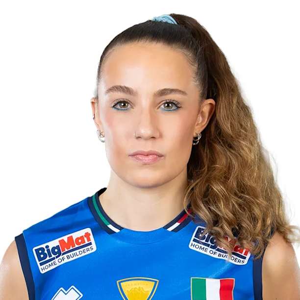 Gaia Giovannini - Jugadora de voleibol, punta receptor, Italia
