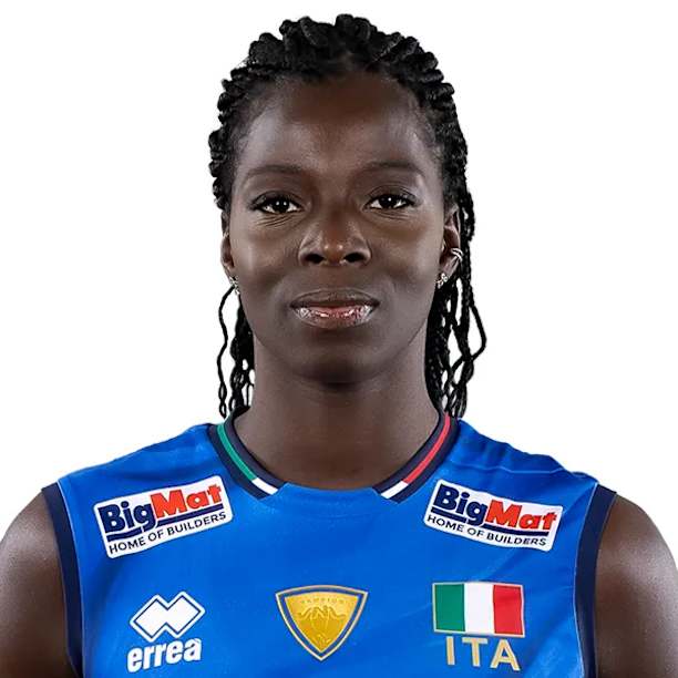 Josephine Obossa - Jugadora de voleibol, opuesto, Eurotek Uyba Busto Arsizio