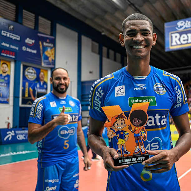 Adriano shines as Vôlei Renata top Goiás to start the Brazilian Superliga