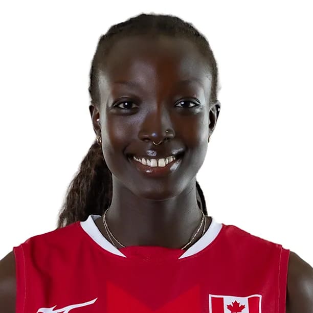 Nyadholi Thokbuom - Jogadora de voleibol, central, Canada