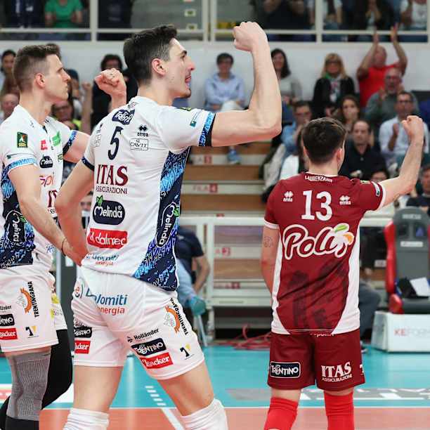 Michieletto fuels Trentino in perfect start to SuperLega final