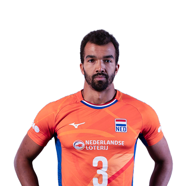 Michiel Ahyi - Giocatore di pallavolo, opposite spiker, Paesi Bassi