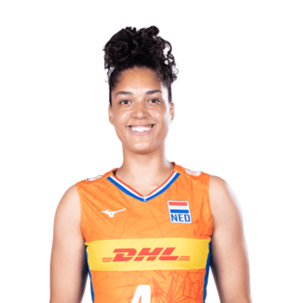 Celeste Plak - Jugadora de voleibol, opuesto, Países Bajos