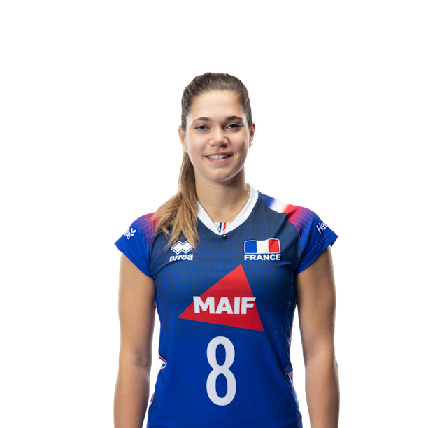 Manon Bernard - Jugadora de voleibol, líbero, Francia
