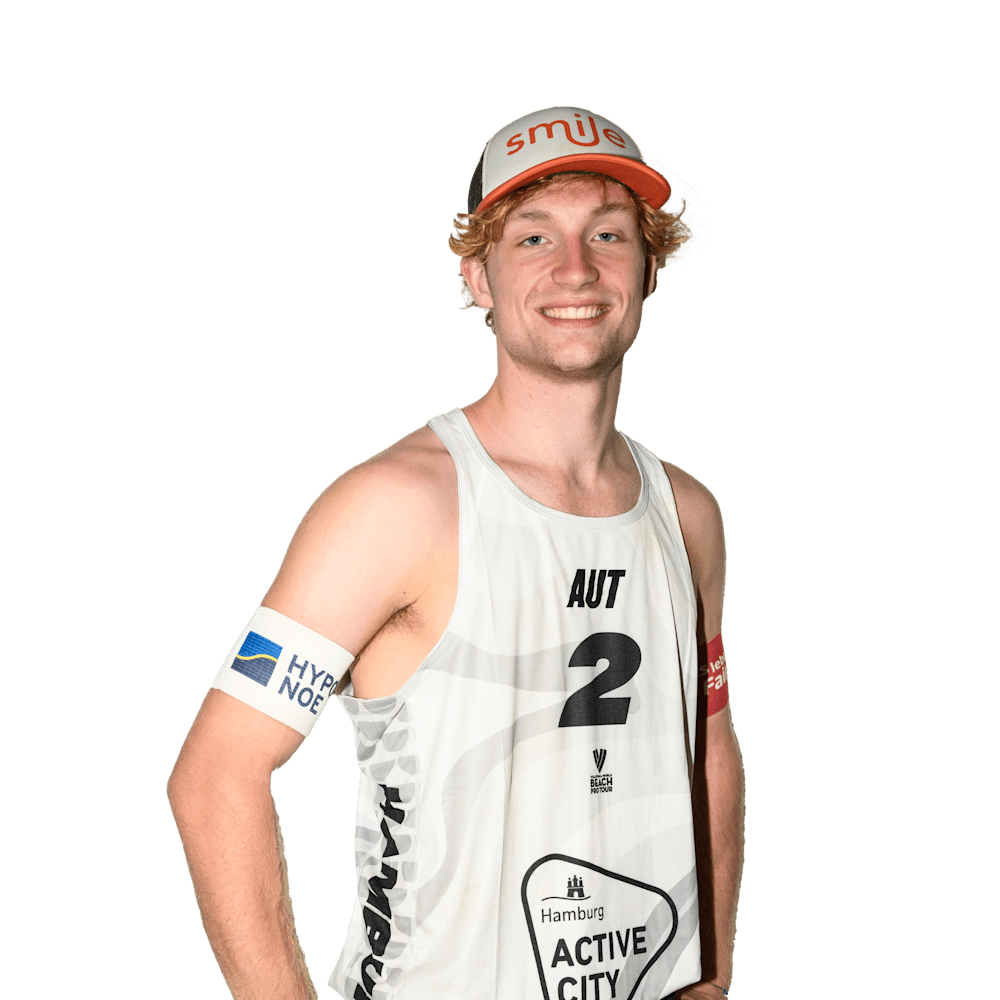 Tim Berger - Jugador de vóley playa, left defender, Austria