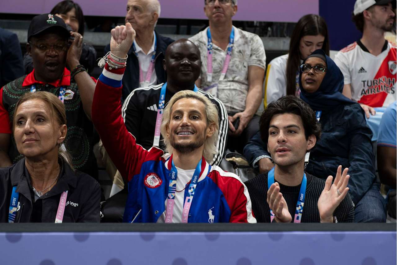 Frankie Grande at Paris 2024 Volleyball