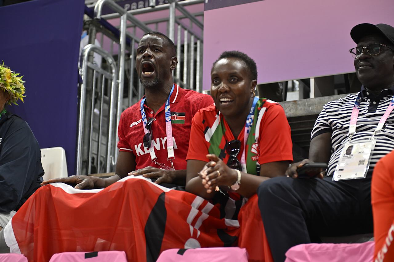 Kenya Delegation at Paris 2024 Volleyball