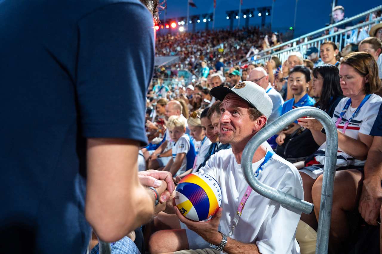 Sebastien Griesmar, director of Lausanne, the Olympic Capital at Paris 2024 Beach Volleyball