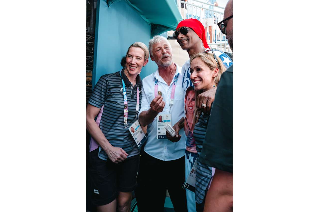 Snoop Dogg at Paris 2024 Beach Volleyball