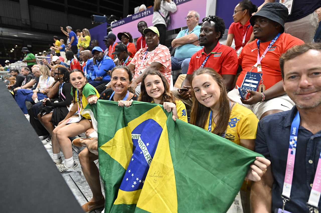 Kenya Delegation at Paris 2024 Volleyball