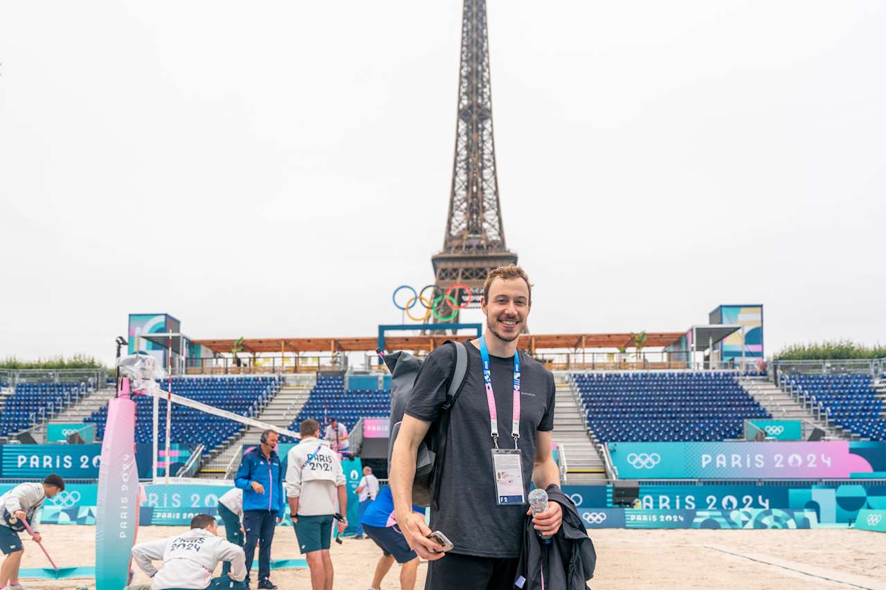 Volleyball player & FIVB ambassador Sam Deroo from Belgium