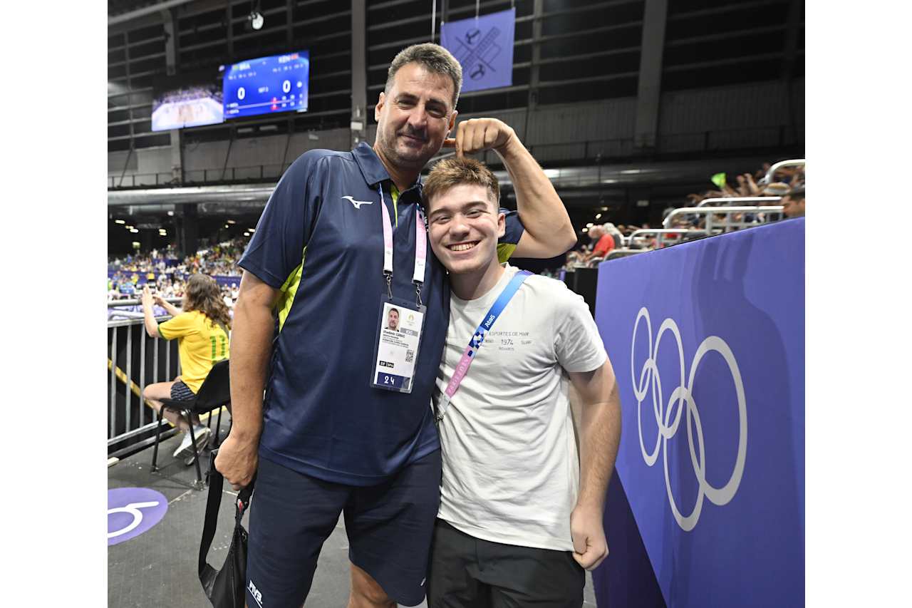 Olympic champion Vladimir Grbic at Paris 2024 Volleyball