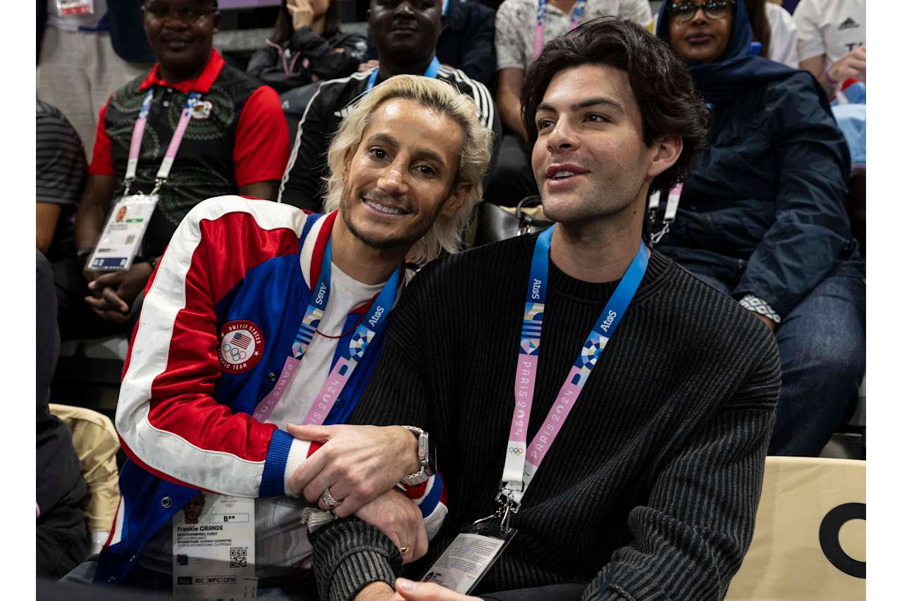 Frankie Grande at Paris 2024 Volleyball