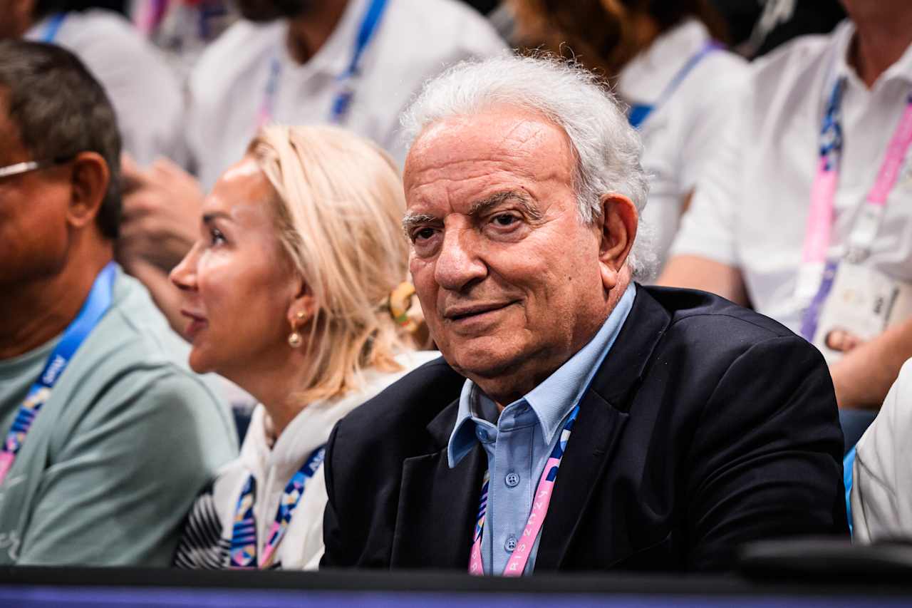 President of ASOIF Francesco Ricci Bitti at Paris 2024 Volleyball