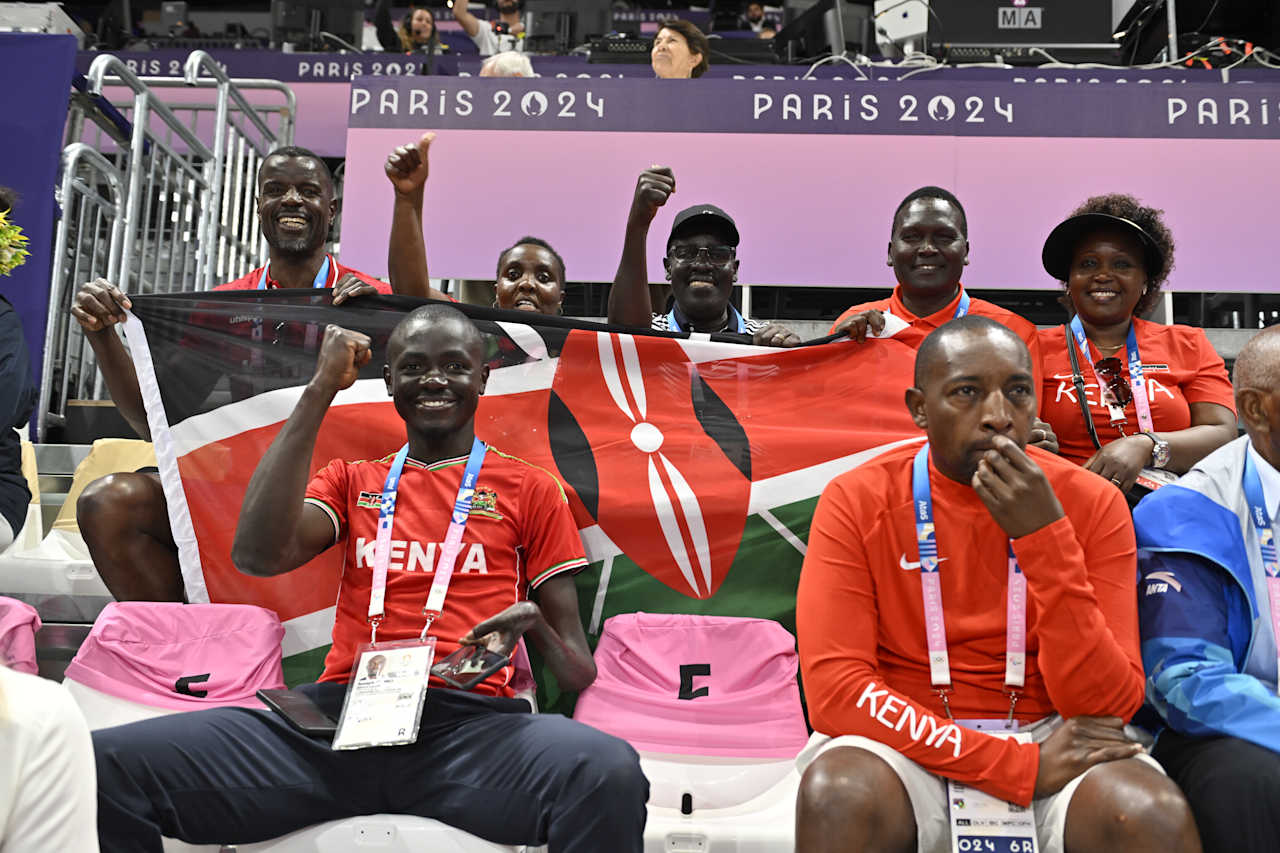 Kenya Delegation at Paris 2024 Volleyball