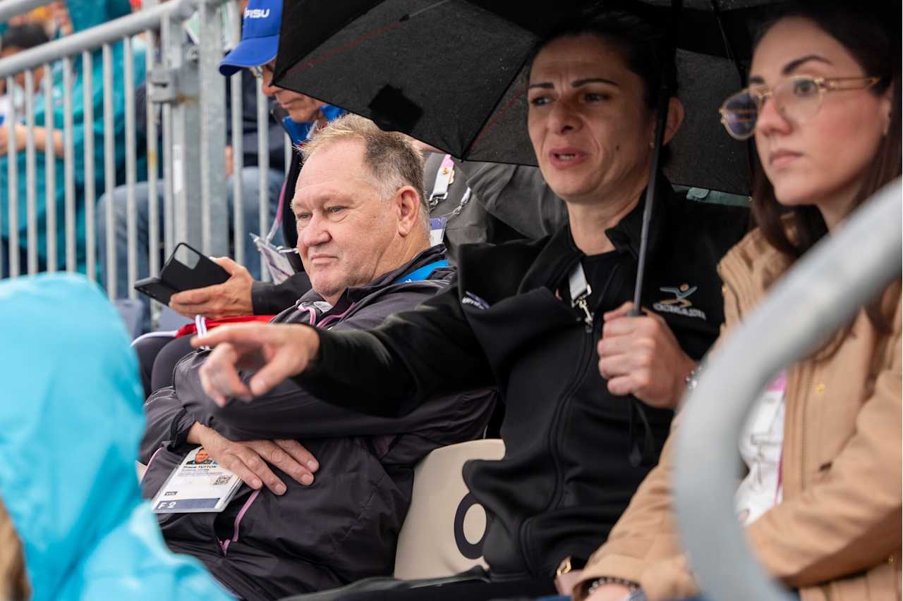 Mexican Sports Minister Ana Guevara at Paris 2024 Beach Volleyball