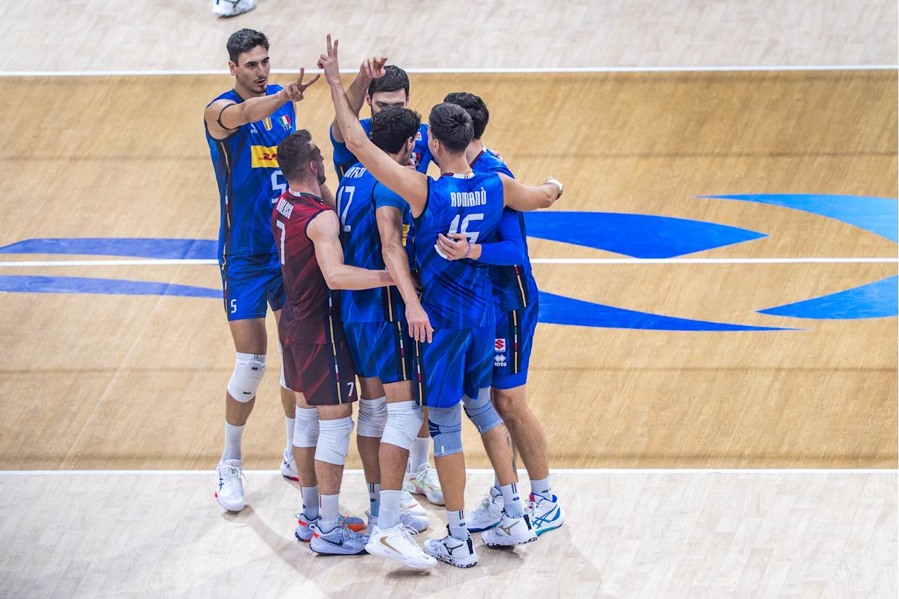 1° set Italia - Algeria