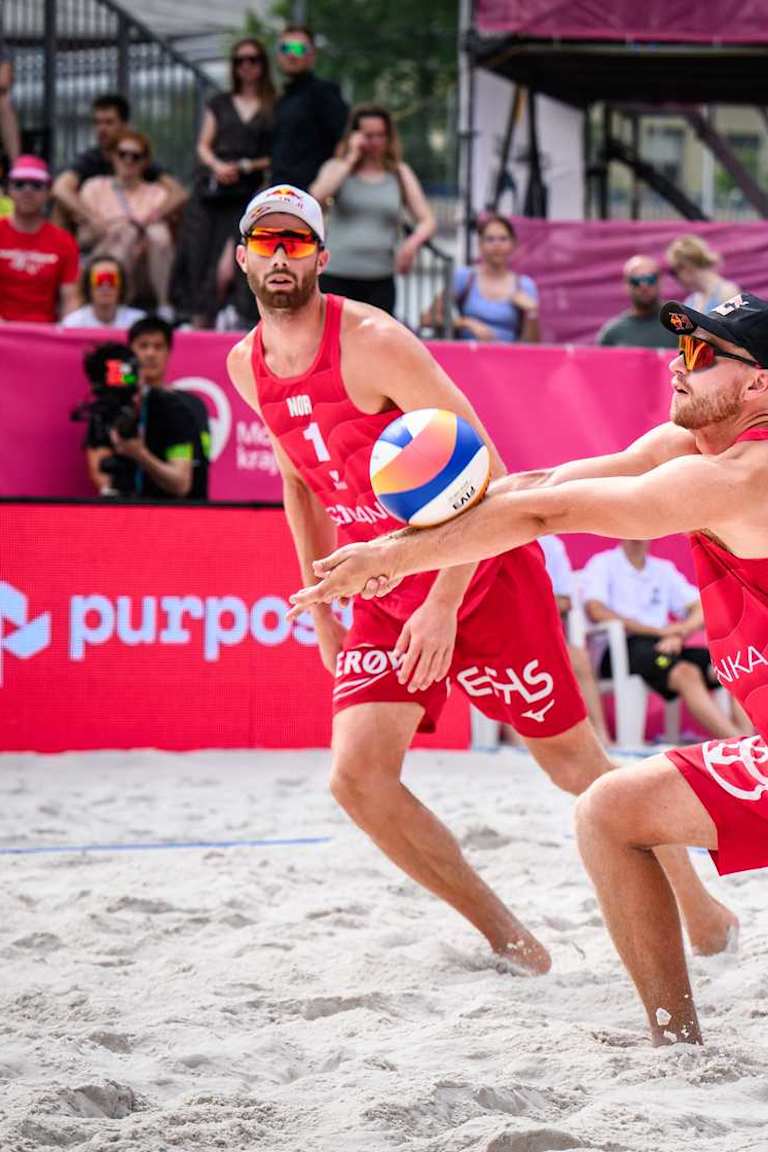 Just hours away from anticipated serve-off of Beach Volleyball World Champs in Australia