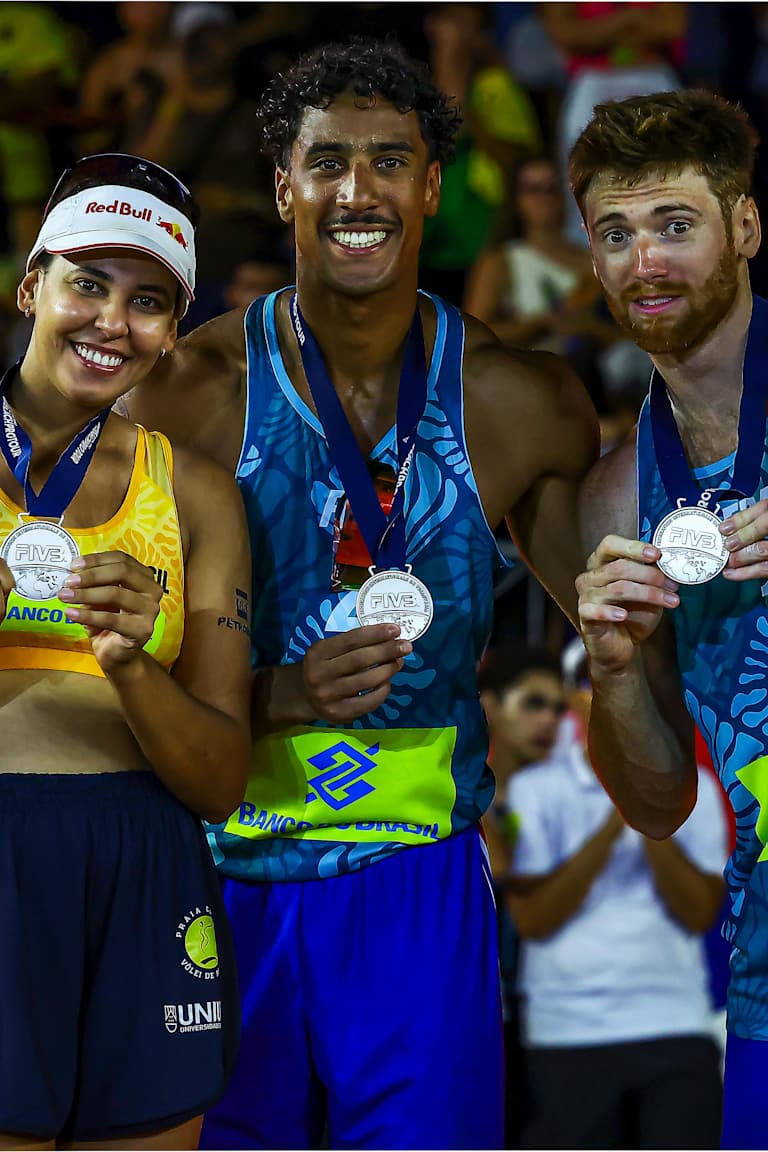 Duda e Ana Patrícia levam a prata em João Pessoa