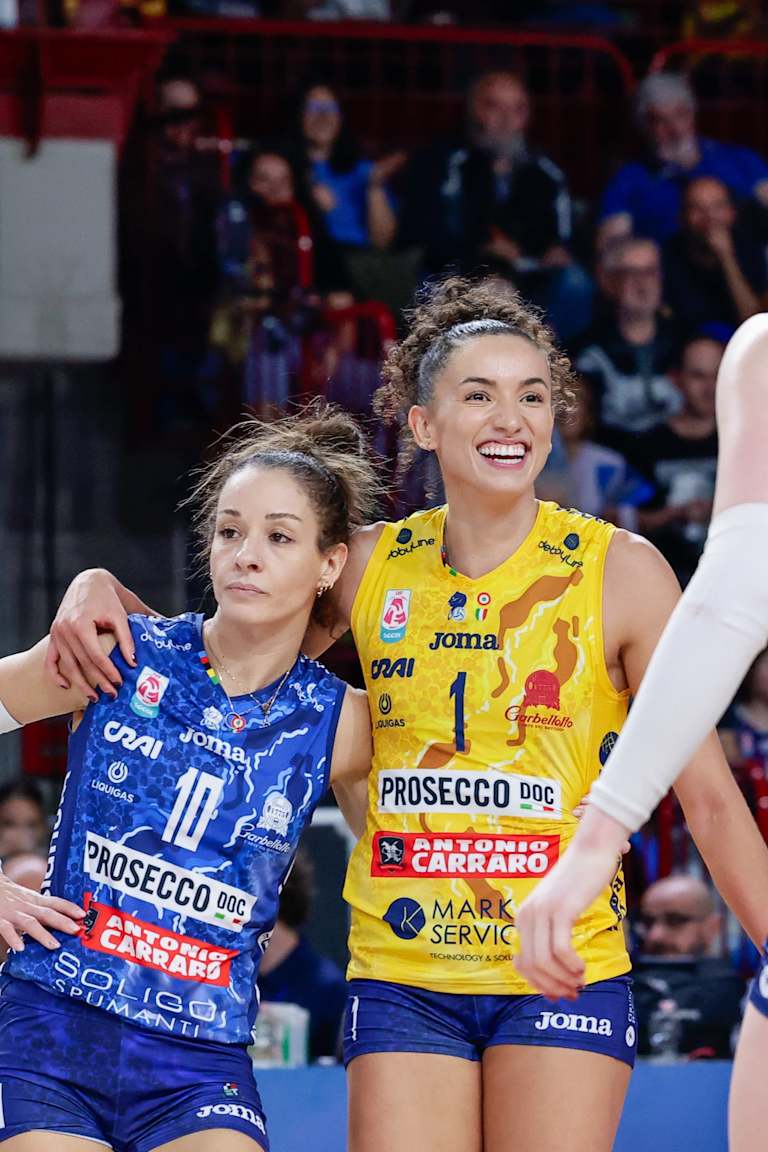 Gabi ajuda Conegliano a se consolidar na ponta na Liga Italiana