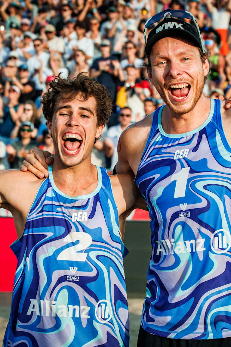 First Beach Pro Tour gold for Ehlers & Wust, for either of them individually too!