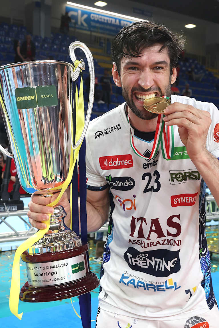 Flavio é campeão italiano com o Trentino