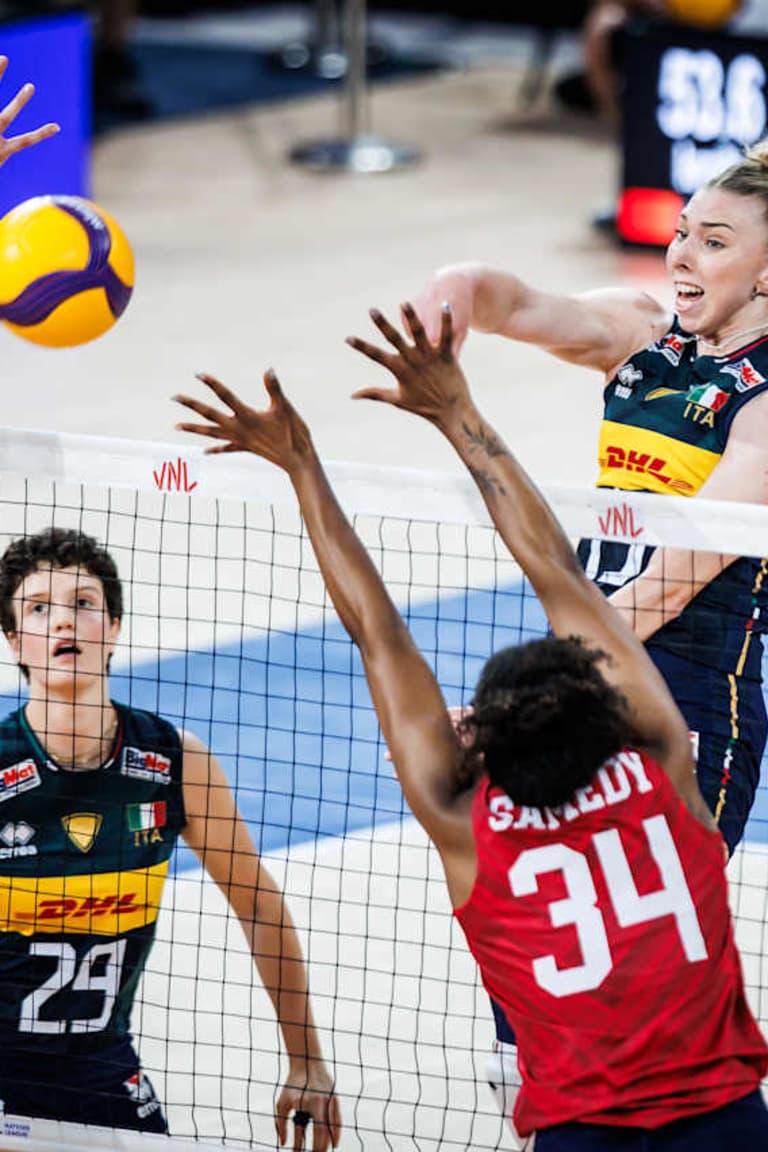 Volleyball Nations League 2026: l'Italia si arrende agli Stati Uniti, ora il Giappone per chiudere la week 2  • Pallavolo femminile