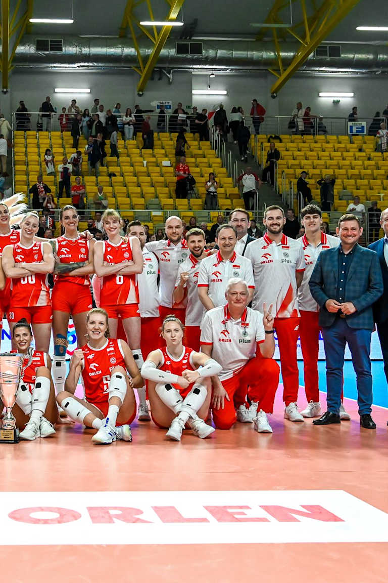 Poland triumph in front of their home fans during VNL preparations