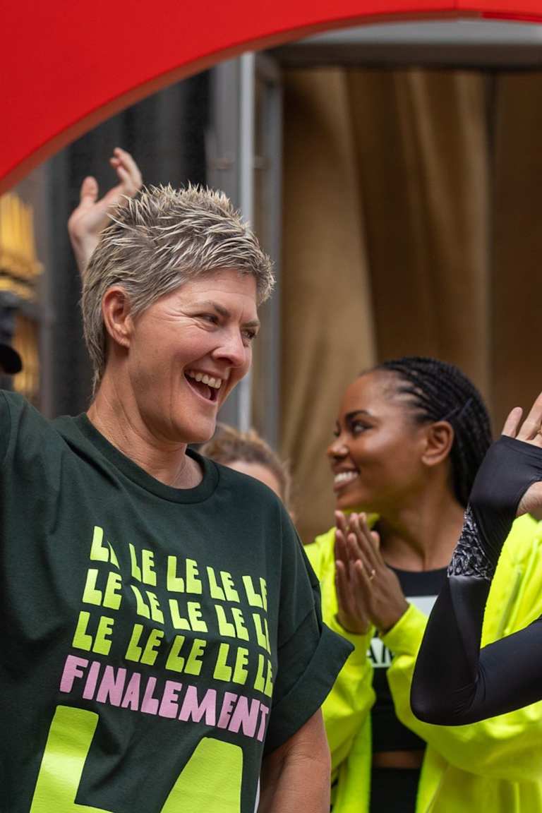 Volleyball legends shine at historic PARiTY Paris runway show celebrating gender equality at the Olympic Games Paris 2024