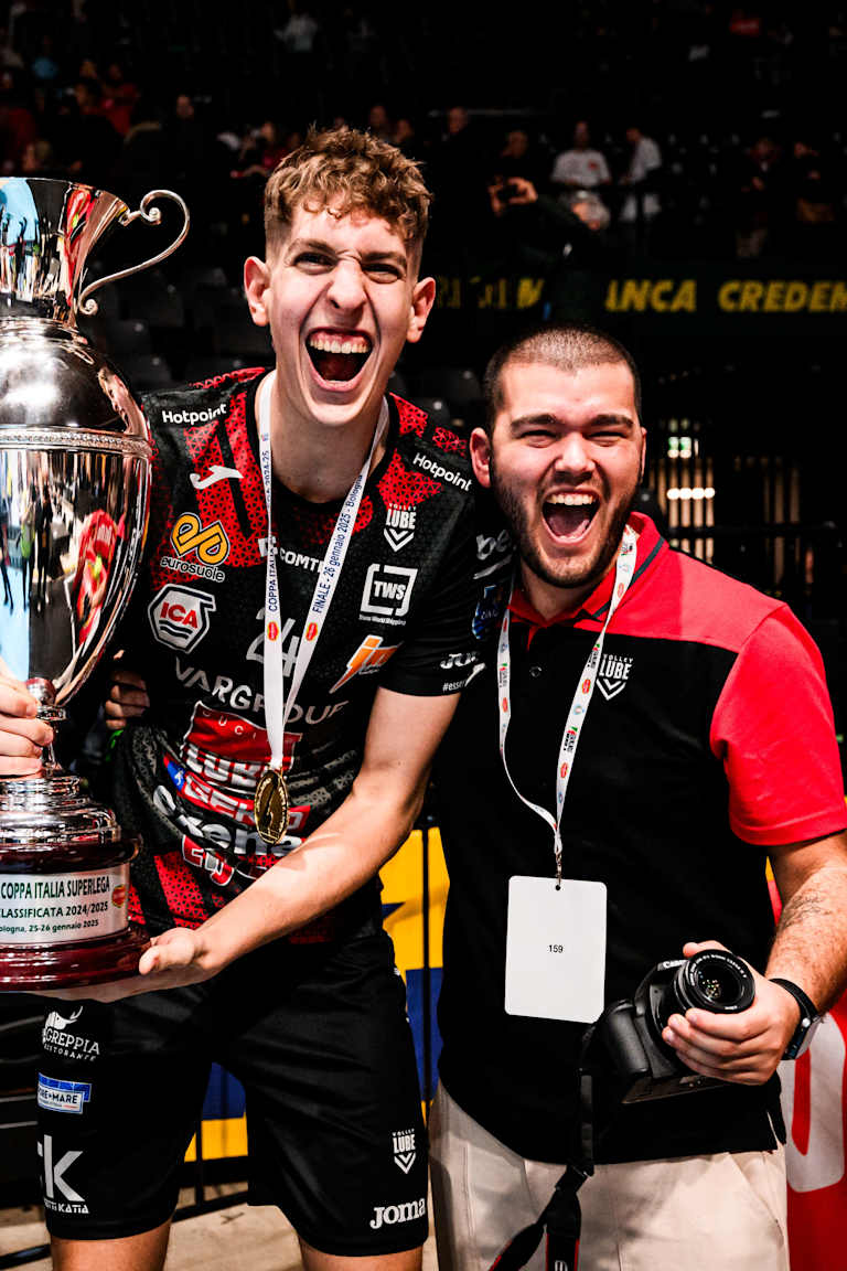 Davi Tenorio vence a Copa Itália com o Civitanova