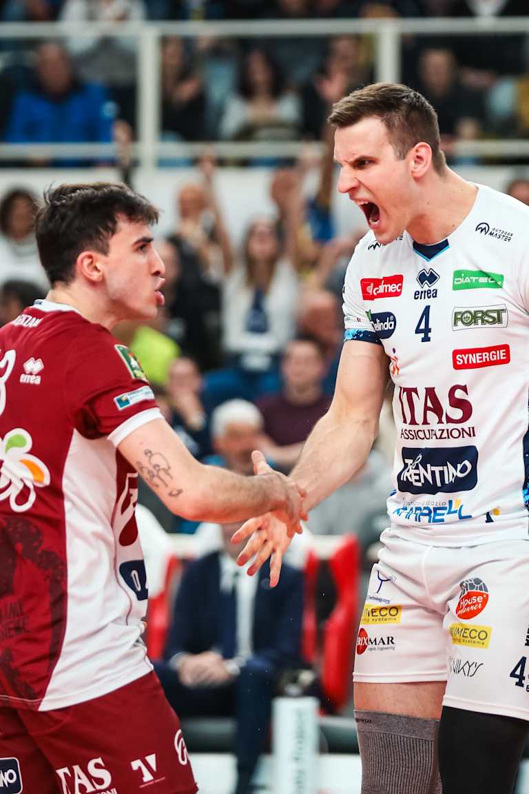Finale scudetto di Superlega 2024/2025: Trento porta a casa gara -1 · Pallavolo maschile