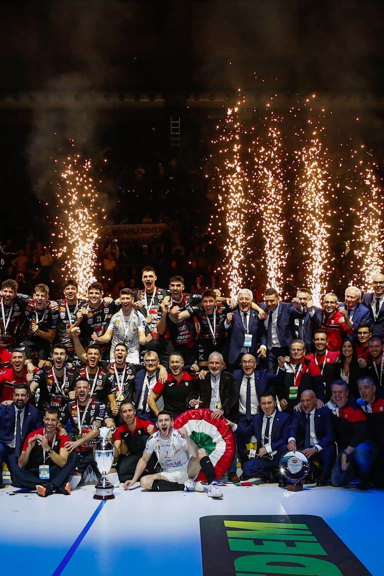 Lube win another five-setter to grab eighth Coppa Italia trophy