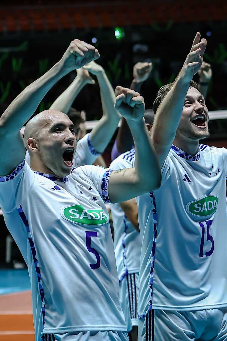 Sada Cruzeiro bate o Foolad e faz final com o Trentino