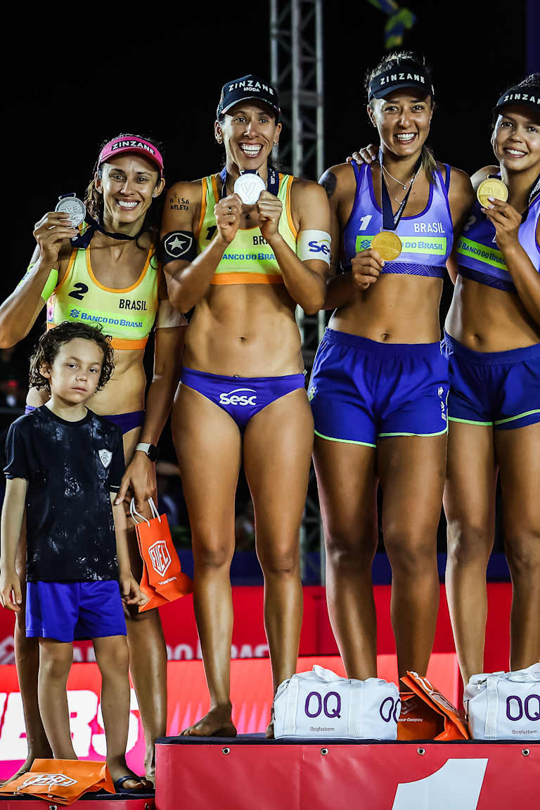 Thamela e Victoria lideram dobradinha brasileira em João Pessoa