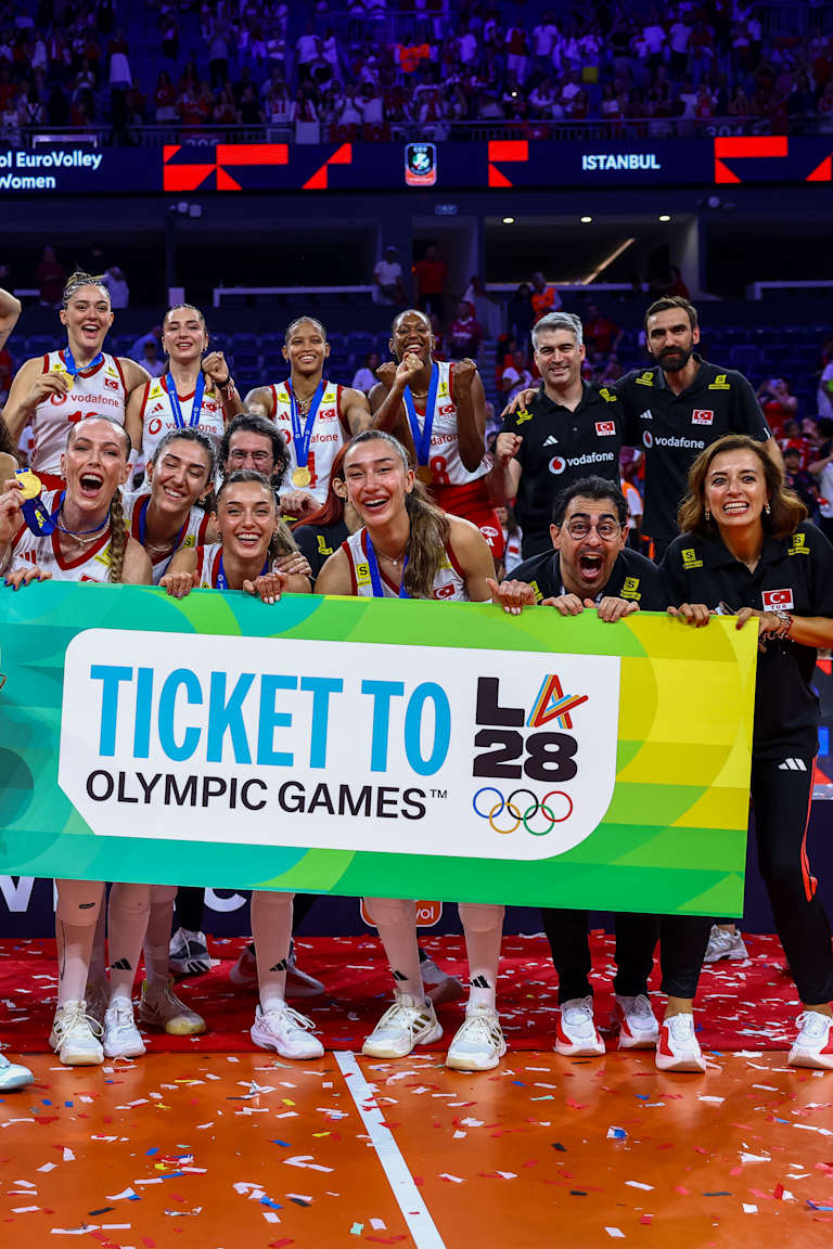 Turkiye triumph in Europe, qualify for LA 2028!