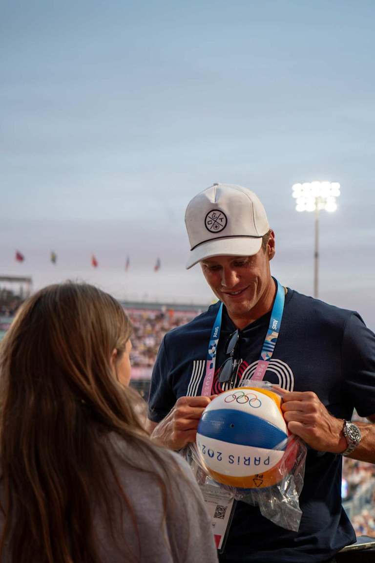 The GOAT Tom Brady and NBA star Derrick White check out the hottest party in Paris