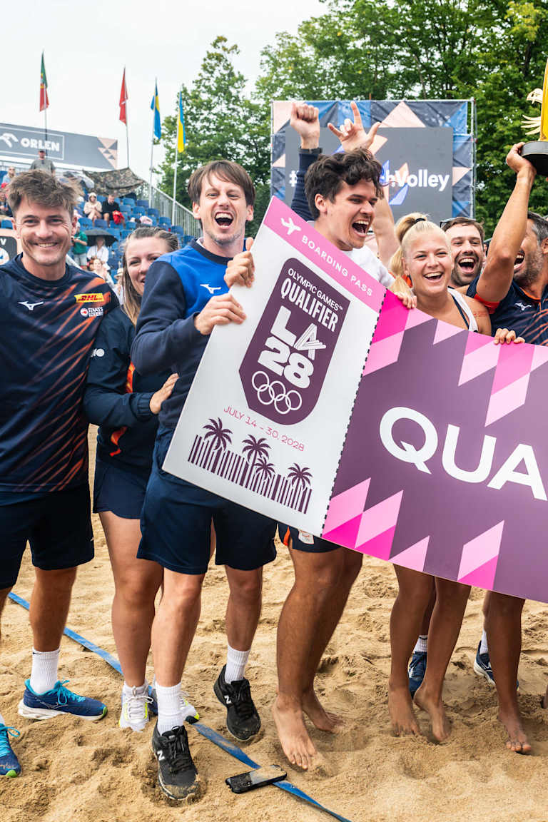 Holanda e Suécia garantem primeiras vagas do vôlei de praia em Los Angeles 2028