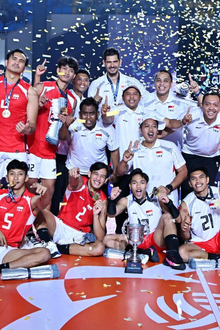 Indonesia triumph in Ahmedabad for first-ever AVC Cup honors